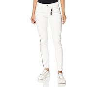 Mavi Damen ADRIANA Skinny Jeans, per pack Weiß (white binded str 27925), W28/L30 (Herstellergröße: 28/30)