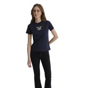 Mavi Damen T-Shirt Beach Printed – 100% Baumwolle, Rundhals – Phantom Gr. S