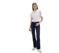 Bootcut-Jeans MAVI "BELLA MID-RISE", Damen, Gr. 28, Länge 32, schwarz str, 87% Baumwolle, 11% recyceltes Polyester, 2% Elasthan, normal normal, Jeans, Bootcut Jeans (79545154-28) schwarz str