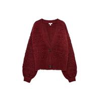 Mavi Damen Button Front Cardigan Strickjacke, Red Dahlia, S