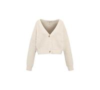 Mavi Damen Button Front Short Cardigan, pumic Stone, M