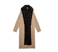 Mavi Damen Cardigan Strickjacke, Beige Melange, XS