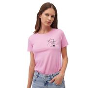 Mavi Damen CAT Drink Tee T-Shirt, moonlite Mauve, XL