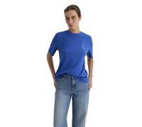 Mavi Damen Graphic TEES T-Shirt, Mazarine Blue, XS