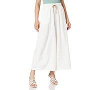 Mavi Damen Linen Pants Freizeithose, Antique White, M