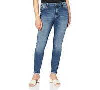Mavi Damen Lucy Jeans, Blau (Deep Brushed Glam 27939), 29W / 30L
