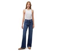 Weite Jeans MAVI "MALIBU", Damen, Gr. 29, Länge 30, blau (dunkelblau everyday), 87% Baumwolle 11% Recyceltes Polyester 2% Elasthan, weit normal, Jeans, Loose Wide Leg Jeans (98071349-29) dunkelblau ev