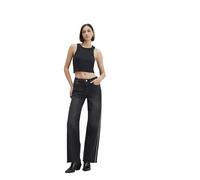 Mavi Damen Malibu Jeans, Dark Smoke Brushed Denim, 28/32