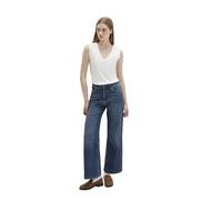 Weite Jeans MAVI "MALIBU", Damen, Gr. 30, Länge 32, indigo shaded str, 87% Baumwolle, 11% recyceltes Polyester, 2% Elasthan, weit normal, Jeans, Wide Leg Jeans (85262551-30) indigo shaded str