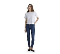 Weite Jeans MAVI "MERLY", Damen, Gr. 30, Länge 30, mid well blau, 64% Baumwolle, 36% Lyocell, weit lang, Jeans, Baggy Wide Leg (88365500-30) mid well blau