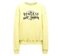 Mavi Damen Pullover Regular Protect Nature Sweatshirt linden Green L