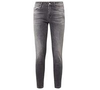 Mavi Damen Skinny Jeans Adriana Ankle 10729, Gr. W25, Grau (Dark Grey Distressed 25991)