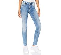 Mavi Damen Skinny Skinny Jeans Adriana 10728, Gr. W26/L32, Blau (Light Indigo Glam 23736)