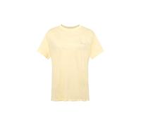 Mavi Damen T-Shirt Rundhals Kurzarm Top Oberteil mit Print Regular fit Basic, Farben:Gelb, Größe:XS