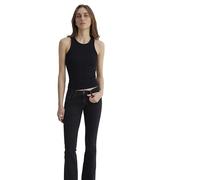 Mavi Damen Tank TOP T-Shirt, Black, S