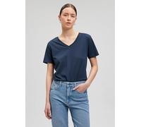 Mavi Damen V-Neck T-Shirt, Mood Indigo, S