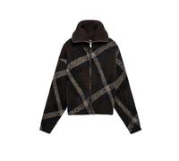 Mavi Damen Zipper Cardigan Strickjacke, Chocolate Martini, S