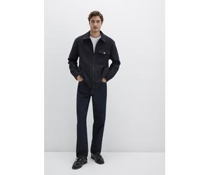 Mavi "FULL ZIP SHIRT" Premium Jacke (35088649-S) dunkelgrau melange