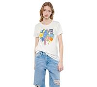 Mavi Graphic Tee; Antique White