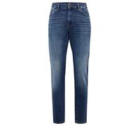 Tapered-fit-Jeans MAVI "CHRIS", Herren, Gr. 33, Länge 34, blau (used comfort), 99% Baumwolle, 1% Elasthan, normal lang, Jeans, Tapered Jeans (97756234-33) used comfort