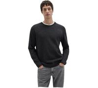Mavi Herren Crew Neck Sweater Pullover, Dark Anthracite Melange, XL