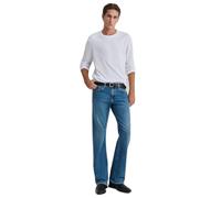 Bootcut-Jeans MAVI "JOSH", Damen, Gr. 30, Länge 30, schwarz brushed classic denim, 99% Baumwolle, 1% Elasthan, normal normal, Jeans, Bootcut Jeans (17118517-30) schwarz brushed classic denim