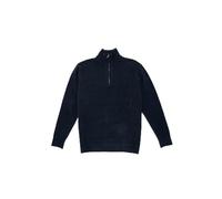 Mavi Herren Half Zip Sweater Pullover, Total Eclipse, M