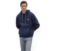 Kapuzenpullover MAVI "HOODIE", Herren, Gr. M, schwarz iris, Stoff, 58% Baumwolle, 42% Polyester, bedruckt, normal normal, ohne Ausschnitt, normaler Saum, Pullover Kapuzenpullover, Logo Hoodie (5720421
