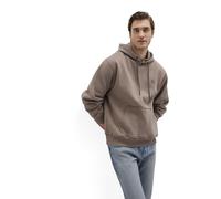 Kapuzenpullover MAVI "HOODIE", Herren, Gr. S, falcon, Stoff, 58% Baumwolle, 42% Polyester, bedruckt, normal normal, ohne Ausschnitt, normaler Saum, Pullover Kapuzenpullover, Logo Hoodie (21736024-S) f