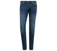 Mavi Herren Jeans YVES Slim Skinny Fit Indigo Blue Comfort Stretch, Größe:W28/L32, Farbe:23742 mid Indigo com