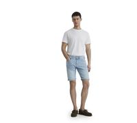 Mavi Herren Tim Skinny Fit Jeans-Shorts, Bleach Street Comfort, 32