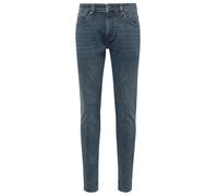 Skinny-fit-Jeans MAVI "JAMES", Herren, Gr. 30, Länge 30, grün (inky grün ultra move), 87% Baumwolle, 9% Elastomultiester, 4% Elasthan, skinny fit lang, Jeans, schmale Form (95573863-30) inky grün ultr