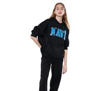Mavi Logo Hooded Sweatshirt; Black