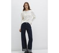 Mavi Rundhalspullover "CREW NECK SWEATER" Pullover (37978248-S) antique weiß
