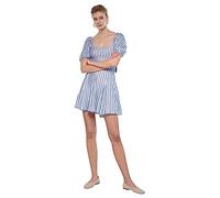 Mavi Striped Dress; mid Blue Striped