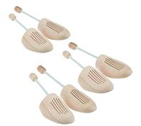 Max Basic Premium Schuhspanner Schuhstrecker Schuhformer aus Holz Buche für Damen und Herren Set 3 Paar