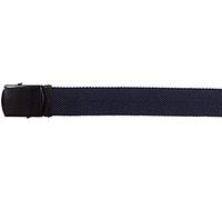 MFH Gürtel mit Metallschloß Koppel Stoffgürtel Länge bis 130 cm verstellbar Breite: 3 cm viele Farben (Blau) 22553g-gürtel Einheitsgröße