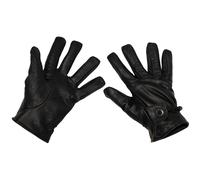 MFH - Max Fuchs Western Lederhandschuhe gefüttert schwarz, Größe XL/10