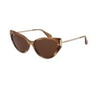 Max Mara Braune Acetat-Sonnenbrille Einheitsgröße