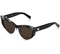 Max Mara Damen MM LINA I IR BOA 55 Sonnenbrille, Gold (Ivory Gd Havana/Grey Blue)