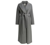 Max Mara - Long Wool Coat With Belted Waist - Größe 38 - grau