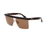 Braune Kunststoff-Sonnenbrille Einheitsgröße