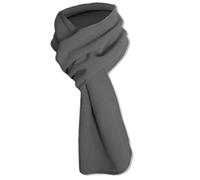 Max-Tonsen Modischer, warmer Fleece-Schal, weich, leicht, einfarbig, Herbst, Winter, Schals, Weihnachtsgeschenk für Damen, Herren, Mädchen, Jungen, Multifunktionstuch, Grau
