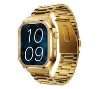 Maxcom FW65 Iron S - Herren Schmuck Smartwatch - BijouWatch® - 5.0 cm Amoled Bildschirm - 2.5D Glas - Anruffunktion - IP68 - Sport Tracker - 2 Armbänder - Gold