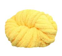 Maxee Dicke Wolle Garn 250g, Sperrige Armstricken Wolle, Soft Arm Knitting, XXL Grobstrick Weiches Wollgarn, zum Häkeln für Decke, Perfekt zum Weben von Haustier Nest, Decken, Zierkissen-Hühnergelb