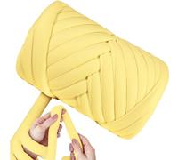 Maxee Dicke Wolle Garn 500g, Chunky Yarn XXL Wolle zum Handstricke, Sperrige Textilgarn zum häkeln für körbe, Decke, Kissen, Rucksack,Haustierkorb