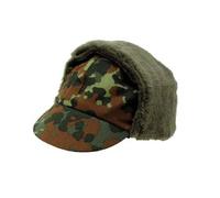 MaxFuchs Bundeswehr Wintermuetze, flecktarn, original TL Size: 60