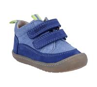Lauflernschuh RICHTER "Maxi WMS: mittel", Kinder, Gr. 22, nautical, infinity, Nubukleder, Veloursleder, casual, Schuhe, Babyschuh, Klettschuh, Kindergartenschuh im coolen Materialmix (71075630-22) nau