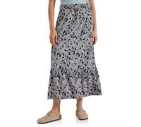 Maxirock CECIL, Damen, Gr. L (42), universal blau, Stoff, 100% Viskose, Paisley, normal wadenlang, Röcke Maxirock, Elastikbund mit Tunnelzug (74460240-L) universal blau