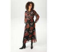 Maxikleid ANISTON CASUAL, Damen, Gr. 46, N-Gr, schwarz, hellgrau, grau, hellbraun, braun, altrosa, rose, weiß, goldfarben, Georgette, Obermaterial: 97% Polyester, 3% metallisierte Faser (LUREX). Futte